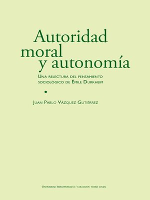 cover image of Autoridad moral y autonomía